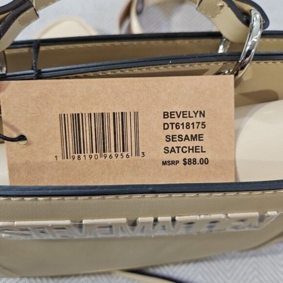 Steve Madden Sesame Bevelyn w/AirPod Case Crossbody Bag Purse Satchel NWT - Picture 5 of 13